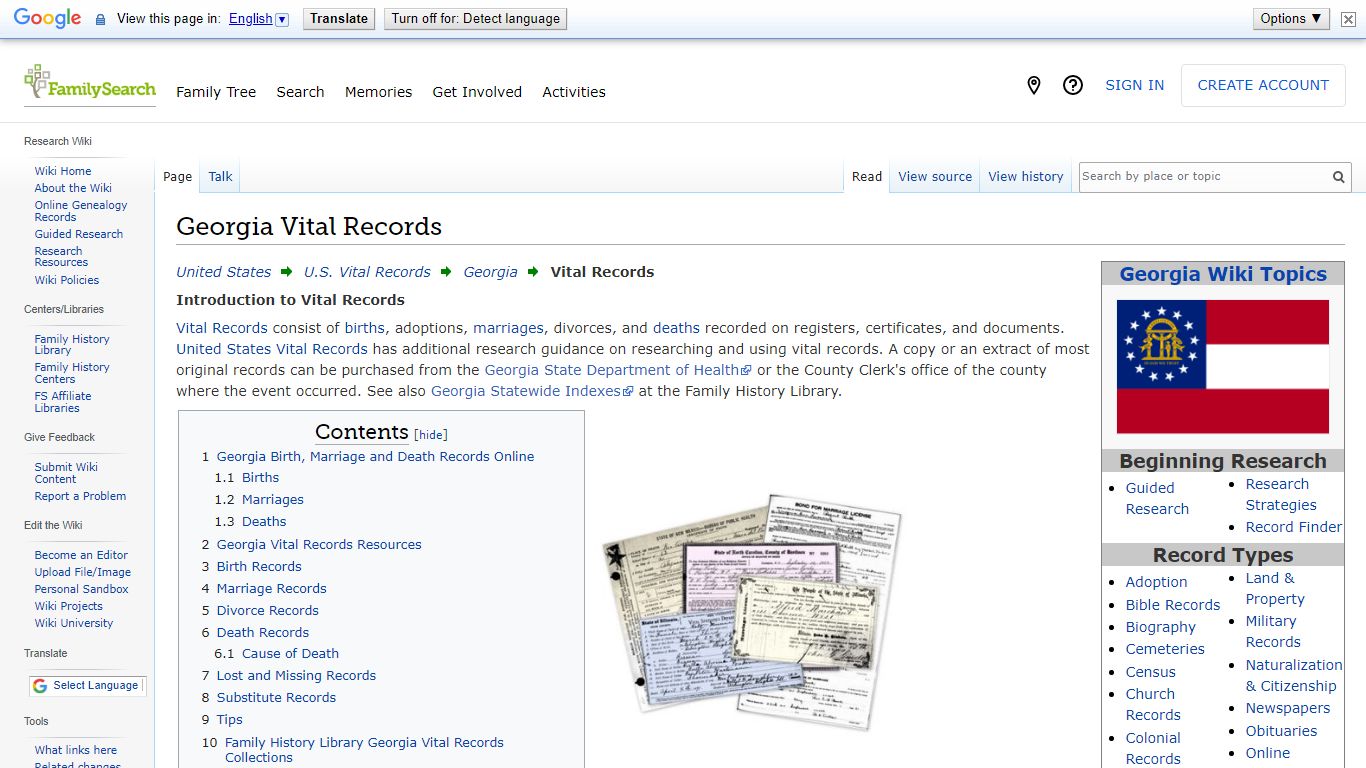 Georgia Vital Records • FamilySearch